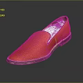 Orange Leather Loafers Shoes With Classic Design Comfortable Fit And Stylish Look