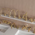 French faucet basin faucet sink faucet vegetable basin faucet sink faucet 3d model