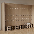 02 Lockers Modern Lockers 3d model