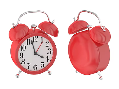 Alarm clock alarm clock desk ornaments 3d model
