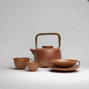 New Chinese Tea Set 3d model