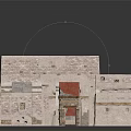 Various Architectural Building Models With Brick Structures And Window Designs