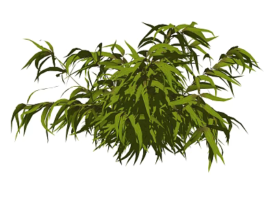 Lush Green Shrub With Vibrant Foliage For Beautiful Outdoor Garden Design 3d model