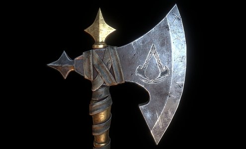 Art Axe 3d model