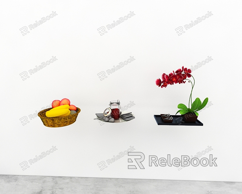 fruit green plant model