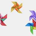 Colorful Pinwheels Photo Spot With Vibrant Colors For Check In