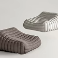 Modern Lazy Sofa Stool 3d model