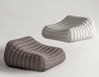 Modern Lazy Sofa Stool 3d model