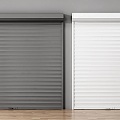 Rolling shutter door rolling gate shop door garage door warehouse door 3d model