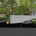 Lush Residential Landscape With Trees Pathways Water Features And Green Lawns