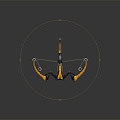 crossbow crossbow crossbow bolt 3d model