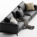 Modern Multiplayer Sofa Antique Multiplayer Sofa 3d model