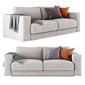 Modern Multi-Person Sofa Sofa Two-Person Sofa Casual Sofa Living Room Sofa Leather Sofa Corner Sofa 3d model