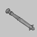 Medieval style lightsaber 3d model