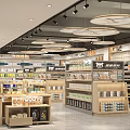 New Chinese Supermarket Convenience Store Commissary Commercial Space Retail Space Exclusive Store Chain Store Guofeng Chinese Style Jiangnan Water Town 3d model