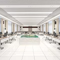 electric classroom training classroom 3d model
