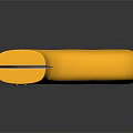 Ergonomic Agricultural Equipment Hand Saw With Yellow Handle And Sharp Black Blade
