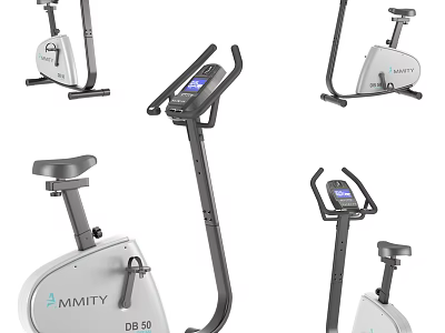 MMITY DB 90 Exercise Bike With Digital Display Screen And Modern Design Features 3d model