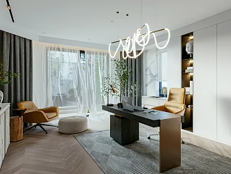 Light Luxury Study 3d model