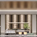 Modern Luxury Hotel Lobby Interior Design With Elegant Decor Cozy Seating And Soft Ambient Lighting