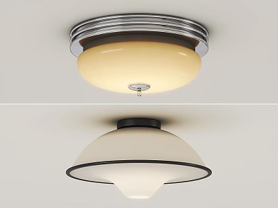 Middle Ages Ceiling Lamp Bauhaus Ceiling Lamp Retro Ceiling Lamp Bedroom Ceiling Lamp Study Ceiling Lamp 3d model
