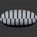 Soft Blue And White Striped Decorative Pillow For Home Living Room