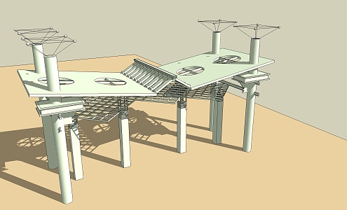 Modern Pavilion 3d model