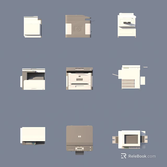 Various Modern Household Items Including Kitchen Appliances And Storage Solutions 3d model 