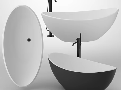 Modern Bathtubs With Unique Designs And Styles 3d model