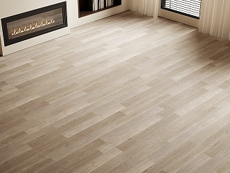 Warm gray wood floor Log wood floor 3d model