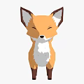 Adorable Cartoon Reptile With Orange Body White Underbelly And Fluffy Tail