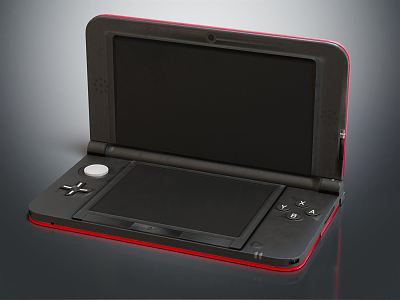 Modern game console Nintendo game console 3d model