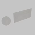 Modern Marble Sphere Component in Interior with Textured Wall and Lighting