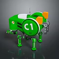 Mech Warrior Mech Soldier Machine Battlearm Mechanical Battlearm Machine Fighter Robot 3d model