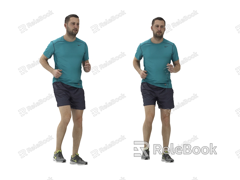 Modern Men Running Men model