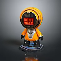 Robot Assistant Small Robot Butler Robot Butler Figure Game Figure 3d model