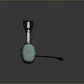 Modern Light Green Headphones With Soft Ear Cups Adjustable Headband And Microphone Design