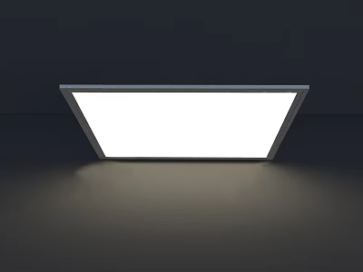 Slim Square LED Ceiling Light With Bright Even Illumination For Home Interior 3d model