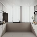 Modern Bathroom Interior With Washing Machine Dryer Gray Cabinets And Storage Baskets