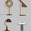 Modern Table Lamp Combination Metal Table Lamp Spherical Glass Table Lamp Floor Table Lamp Art Table Lamp Simple Fashion Table Lamp 3d model