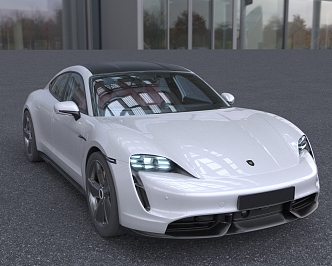 Hyundai Porsche's first pure electric sports car Porsche new energy electric car 3d model