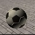 Classic Black and White Soccer Ball As Essential Sports Equipment For Training And Matches