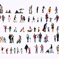 Children's character 2d material 2d character material 3d model