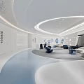 Modern Reception Area Company Office Training Institution Rest Area Waiting Area Reception Room Company Reception Room Rest Area Staff Rest Area 3d model