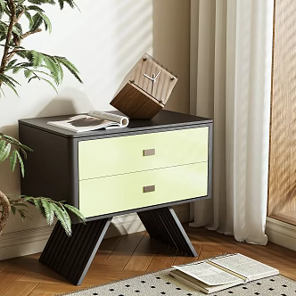 Bedside table 3d model