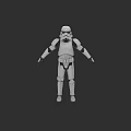 Iconic White Stormtrooper Armor With Classic Design And Protective Battle Gear
