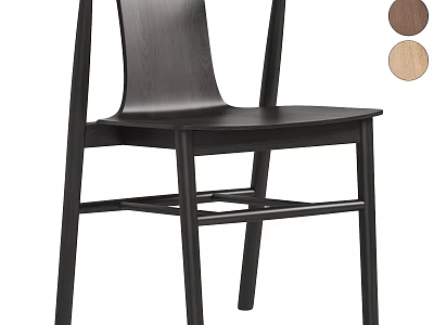 Sleek Modern Leisure Chair With Wooden Frame And Multiple Finish Options 3d model