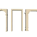 Elegant Door Arch Frames With Various Designs And Decorative Architectural Details 3d model