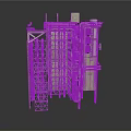 Industrial Equipment With Metal Framework Pipes And Multi Layer Structure