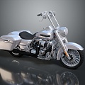 Modern motorcycle science fiction motorcycle two-wheeled motorcycle 3d model